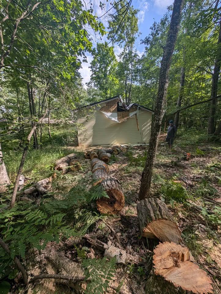 Elite Timber storm and emergency job in Northern Michigan